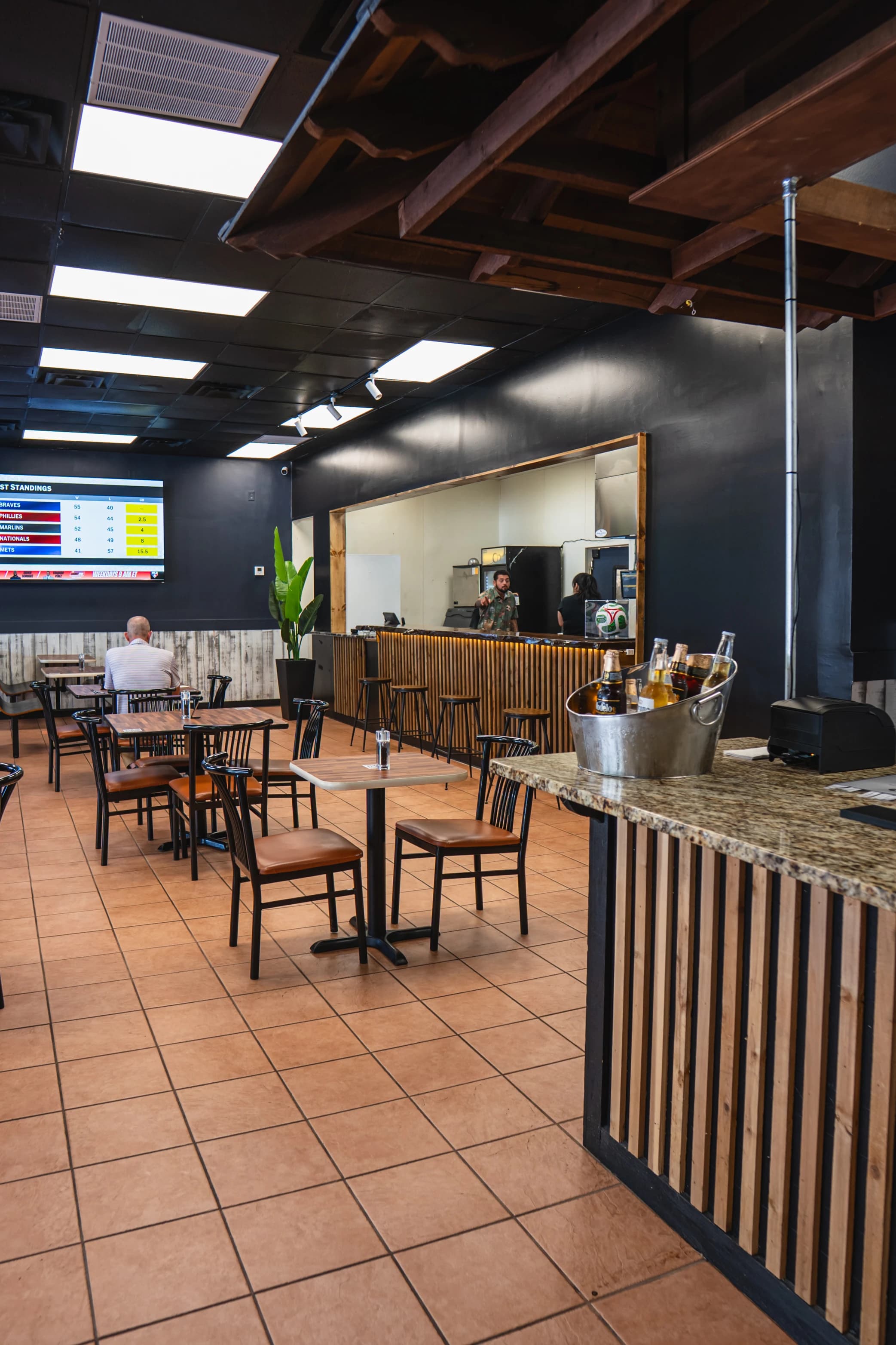 Alta Brasa dining atmosphere